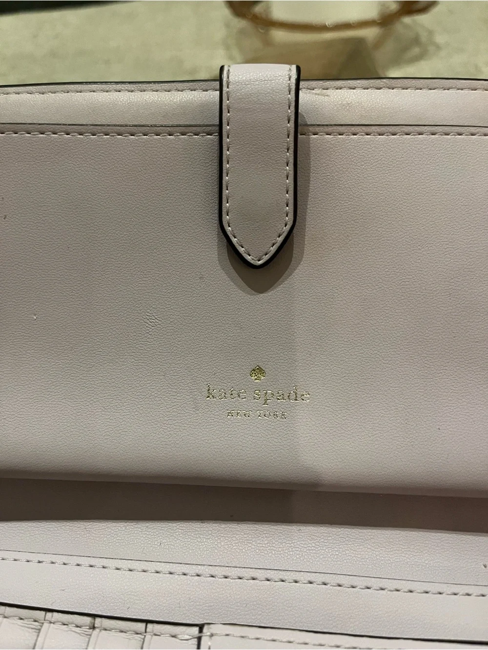 kate spade Pale Pink Saffian Wallet - Picture 7 of 10